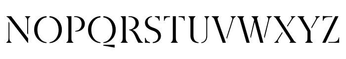 Auguste Serif Regular Pro Font UPPERCASE