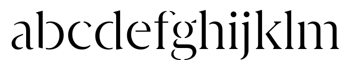 Auguste Serif Regular Pro Font LOWERCASE