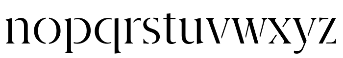 Auguste Serif Regular Pro Font LOWERCASE