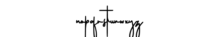 Austryan Signature DEMO Font LOWERCASE