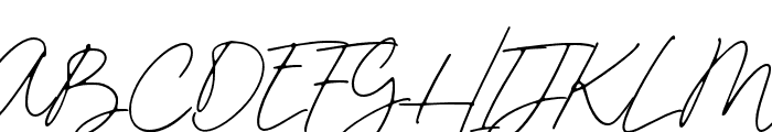 Autographer Font UPPERCASE