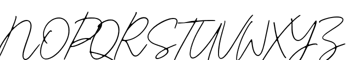 Autographer Font UPPERCASE