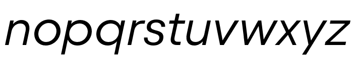 AvanttTRIAL RegularItalic Font LOWERCASE