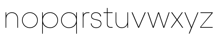 AvanttTRIAL Thin Font LOWERCASE