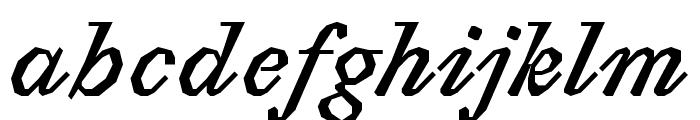 Avara Bold Italic Font LOWERCASE
