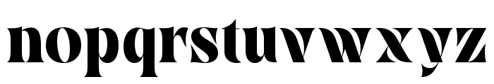 Aventi Bold Font LOWERCASE