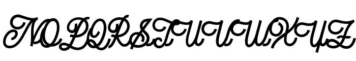 Avondale Regular Font UPPERCASE