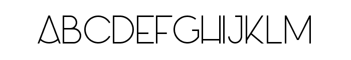 Azedo Light Font LOWERCASE