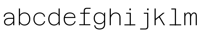 AzeretMonoVF Font LOWERCASE