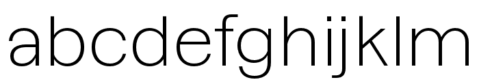 AzeretTRIAL Thin Font LOWERCASE