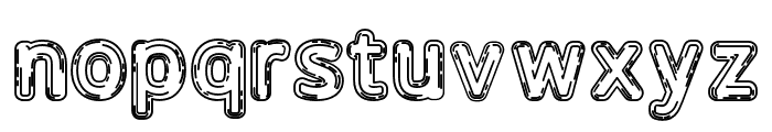 BUBU Outline Outline Font LOWERCASE