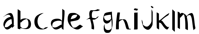 Badahan Regular Font LOWERCASE