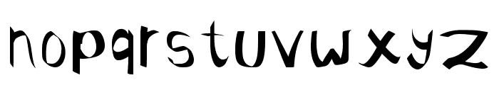 Badahan Regular Font LOWERCASE