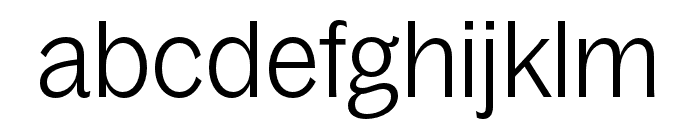 BagossCondensedTRIAL Light Font LOWERCASE