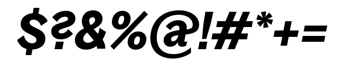 BagossCondensedTRIAL SemiBoldItalic Font OTHER CHARS