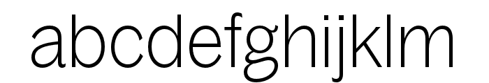 BagossCondensedTRIAL Thin Font LOWERCASE