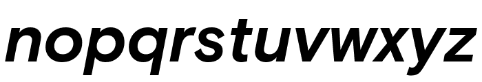 Basis Grotesque Bold Italic Pro Font LOWERCASE