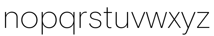 Basis Grotesque Extralight Pro Font LOWERCASE