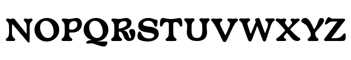 Basteleur Bold Font UPPERCASE