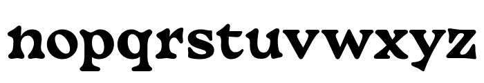 Basteleur Bold Font LOWERCASE