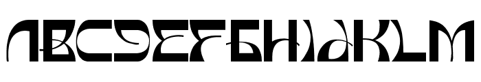 Basylisk Upper Regular Font UPPERCASE