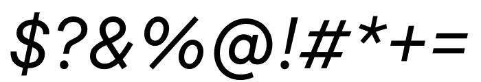 Baton Turbo Regular Italic Font OTHER CHARS