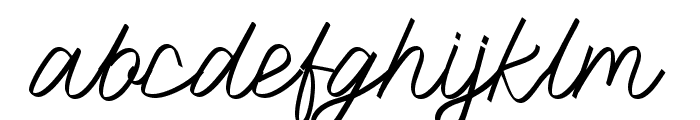 Battoh Script Font LOWERCASE