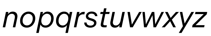 Beausite Classic Clear Italic Font LOWERCASE