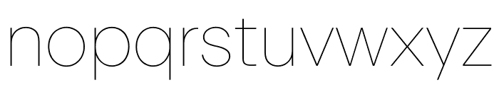 Beausite Classic Ultralight Font LOWERCASE