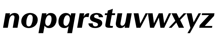 Beausite Fit Bold Italic Font LOWERCASE