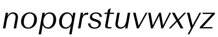 Beausite Fit Light Italic Font LOWERCASE