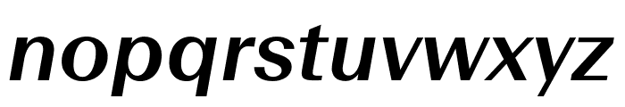 Beausite Fit Medium Italic Font LOWERCASE