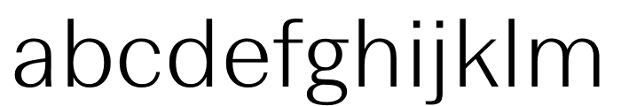 Beausite Fit Thin Font LOWERCASE