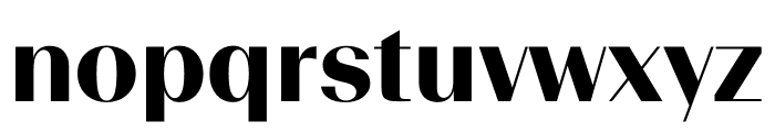 Beausite Grand Bold Font LOWERCASE