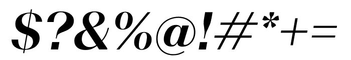 Beausite Grand Medium Italic Font OTHER CHARS