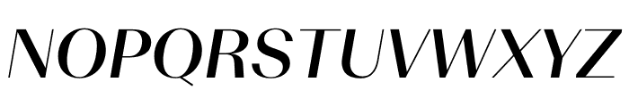 Beausite Grand Regular Italic Font UPPERCASE