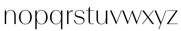 Beausite Grand Thin Font LOWERCASE