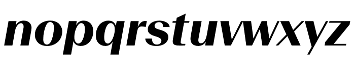 Beausite Slick Bold Italic Font LOWERCASE