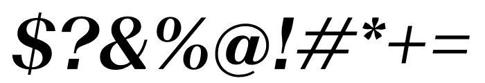 Beausite Slick Medium Italic Font OTHER CHARS