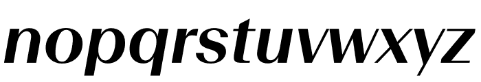 Beausite Slick Medium Italic Font LOWERCASE