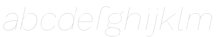 Belbo Two Oblique Font LOWERCASE