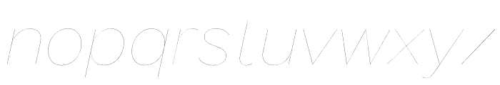 Belbo Two Oblique Font LOWERCASE