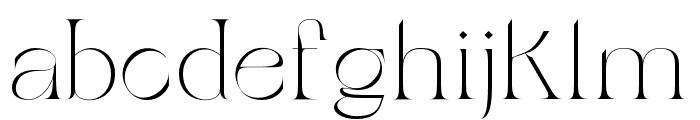 BelledeMai Light Font LOWERCASE
