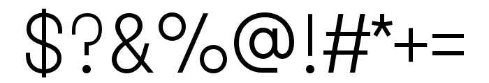 Bendicion Regular Modular Font OTHER CHARS