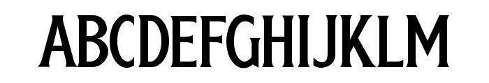 Birchfield Regular Font UPPERCASE