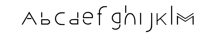 Black Horizon Harikesh  Regular Font LOWERCASE