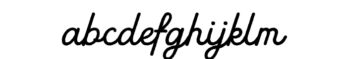 Black Star   Rough Font LOWERCASE