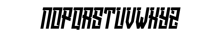 Blasher Italic Font LOWERCASE