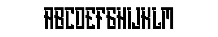 Blasher Regular Font UPPERCASE