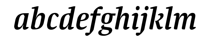 Blatt Medium Italic Font LOWERCASE